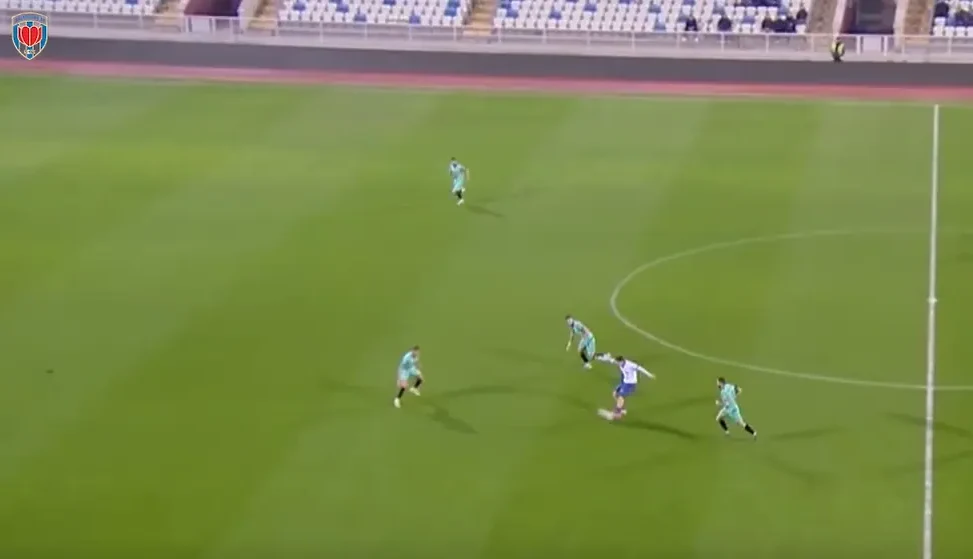 Бивш нападател на ЦСКА 1948 блесна с гол-шедьовър