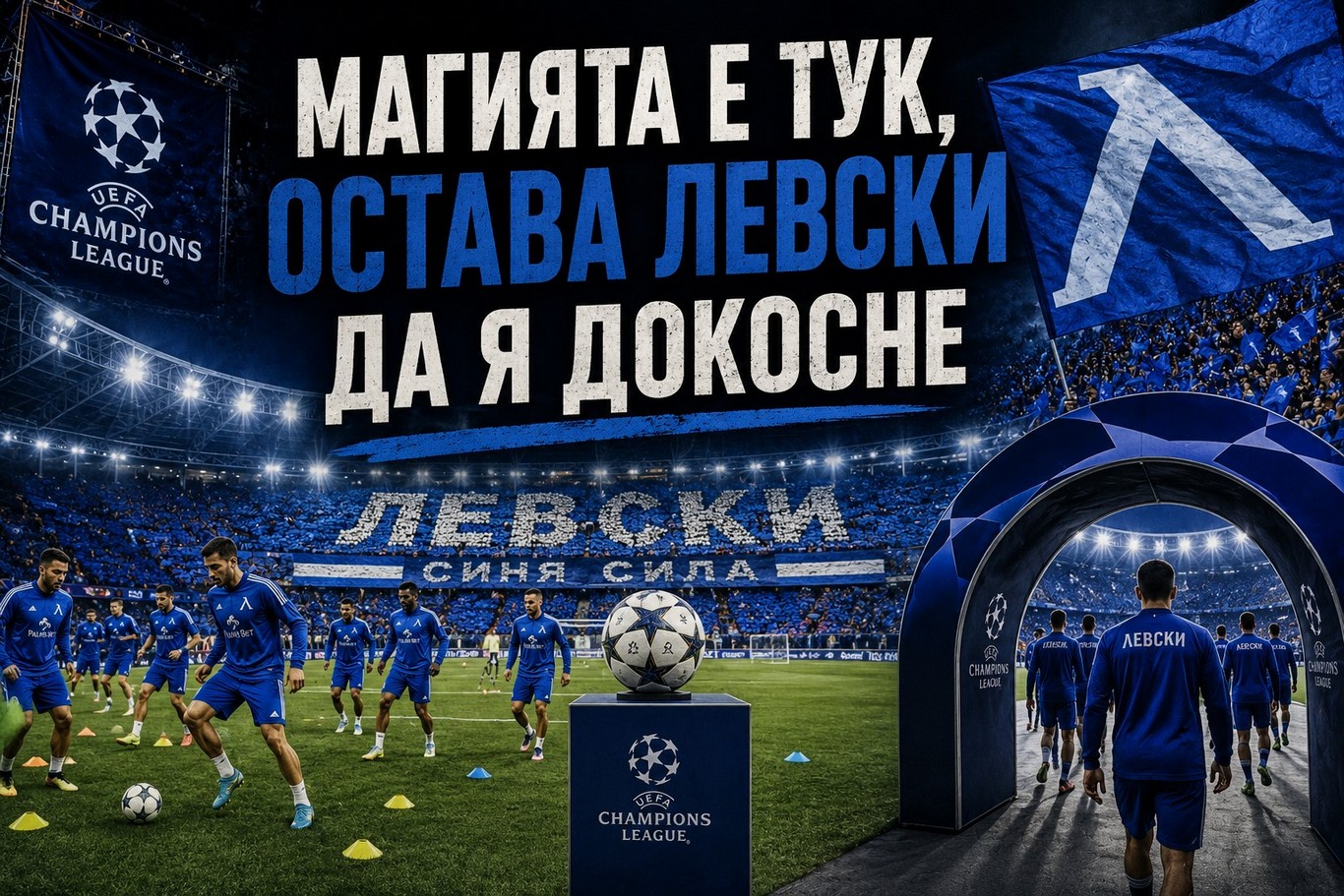 Магията е тук, остава Левски да я докосне