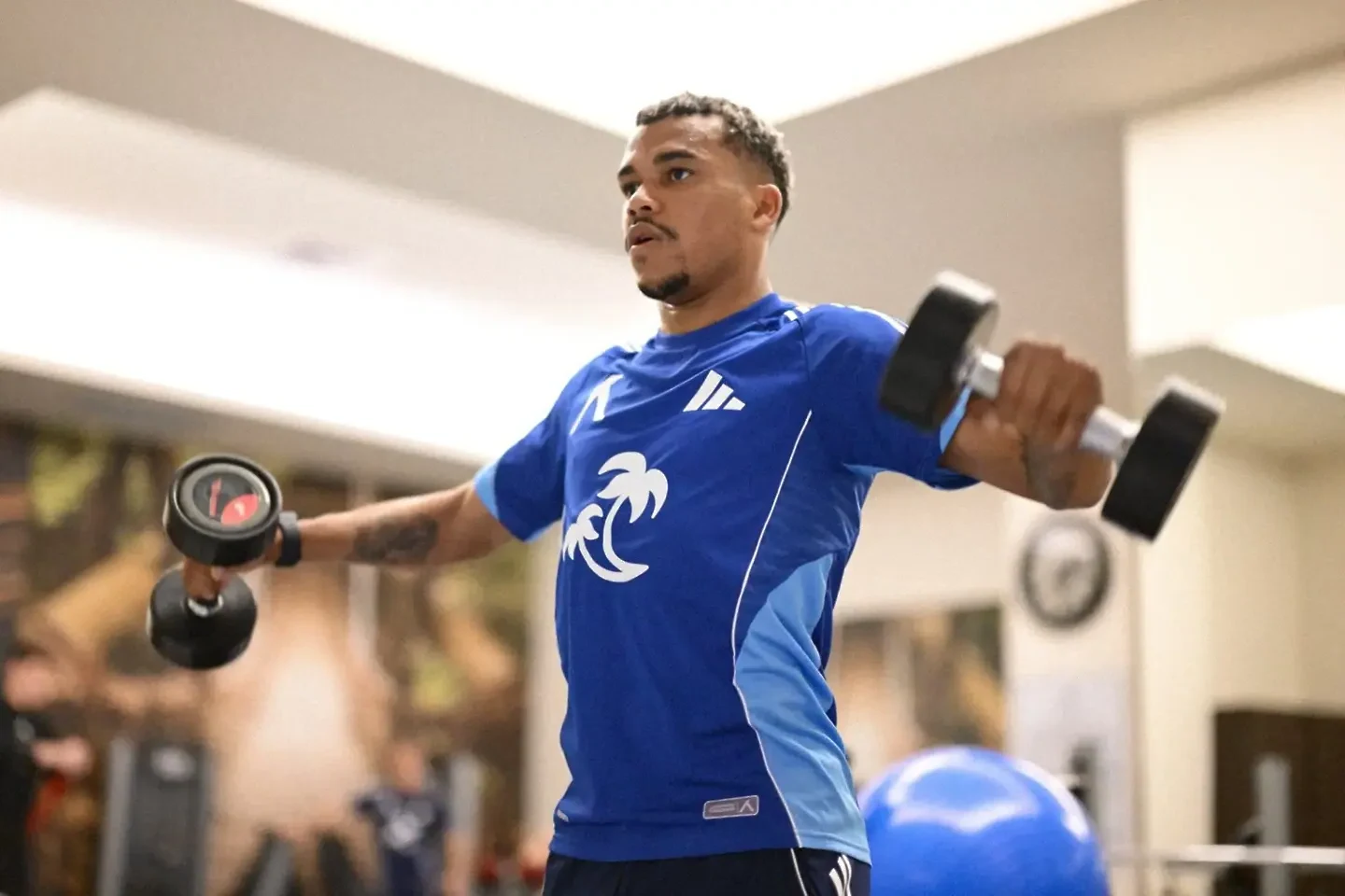 Сините работиха интензивно във фитнеса