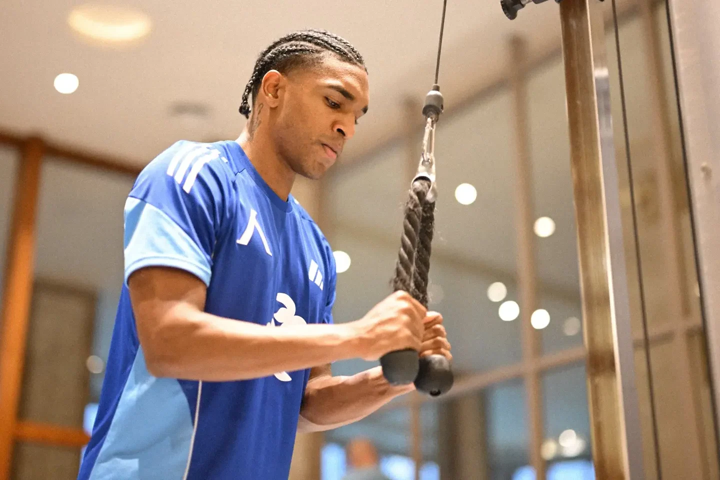 Макун поднови тренировки със сините