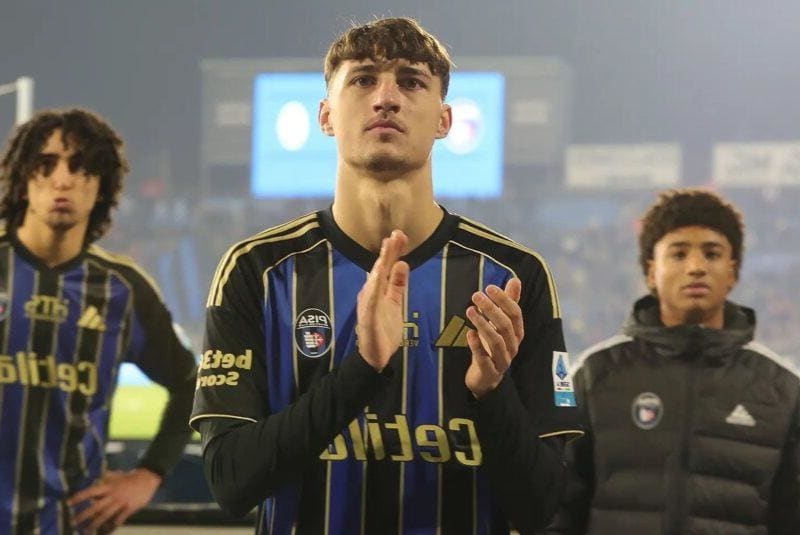 Росен Божинов започна като титуляр за първи път за Пиза при загуба